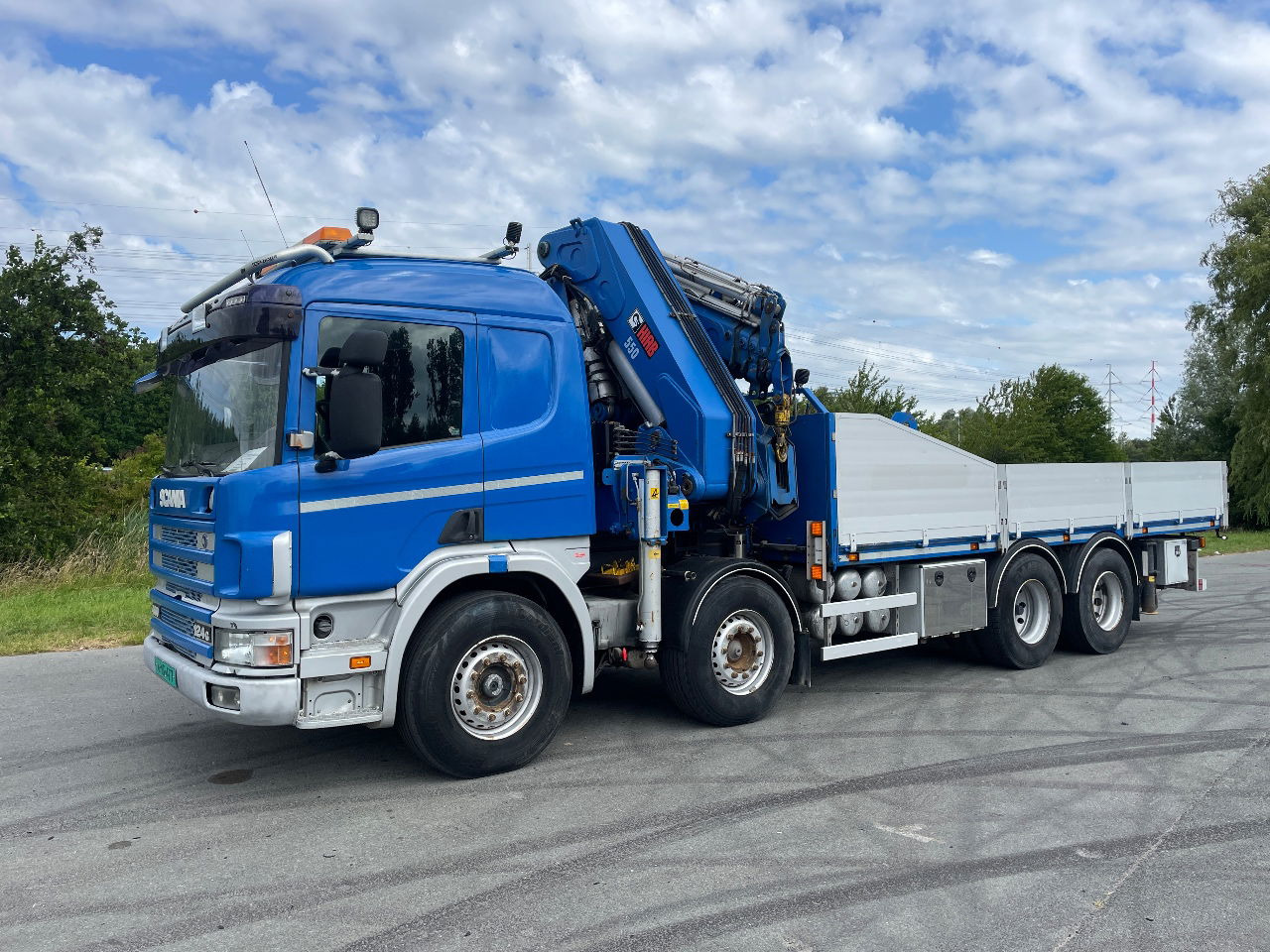 Scania P124-400 124 with hiab 550 crane with jib, excellent condition - Φορτηγό με γερανό: φωτογραφία 3 Scania P124-400 124 with hiab 550 crane with jib, excellent condition - Φορτηγό με γερανό: φωτογραφία 3