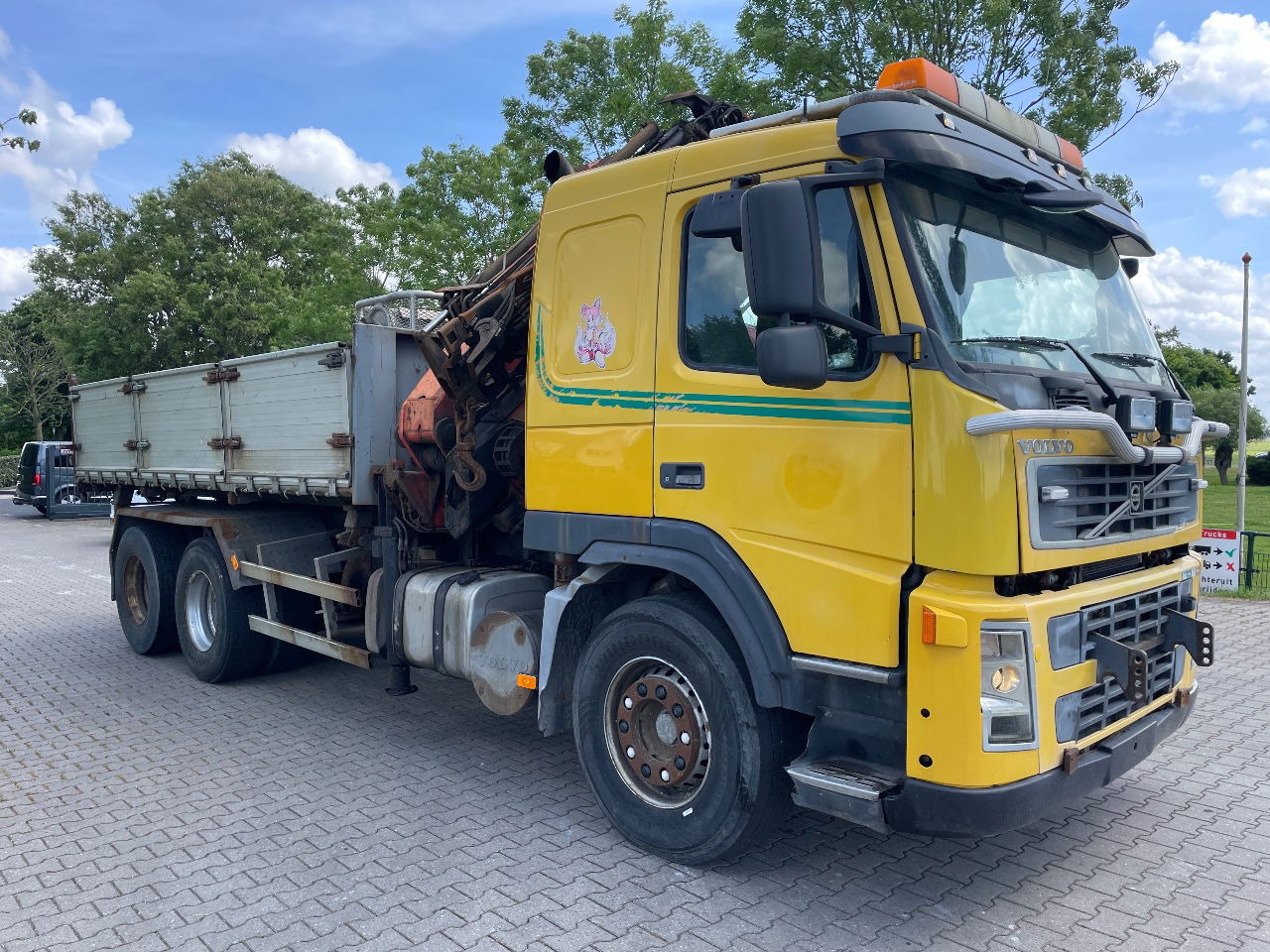 Volvo FM 12.380 .380 with Palfinger PK27000 with jib and tipper box - Φορτηγό ανατρεπόμενο, Φορτηγό με γερανό: φωτογραφία 5 Volvo FM 12.380 .380 with Palfinger PK27000 with jib and tipper box - Φορτηγό ανατρεπόμενο, Φορτηγό με γερανό: φωτογραφία 5