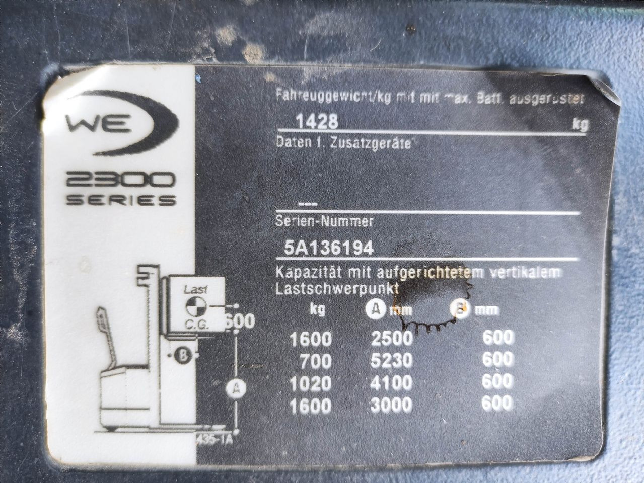 Crown WE 2300-1.6 TT - Μηχάνημα στοίβαξης: φωτογραφία 5 Crown WE 2300-1.6 TT - Μηχάνημα στοίβαξης: φωτογραφία 5