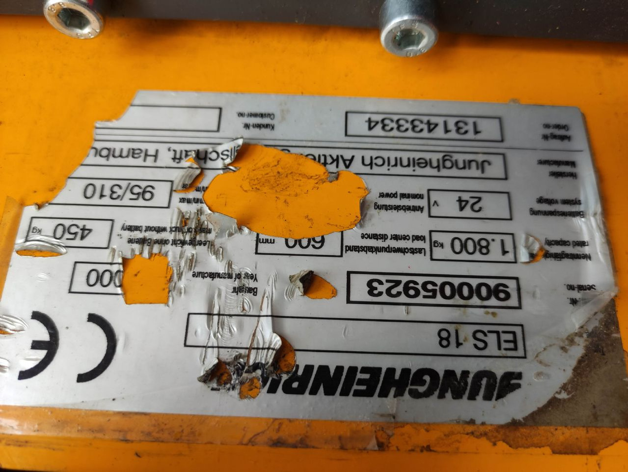 Jungheinrich ELS 18 (Doppelstock) - Μηχάνημα στοίβαξης: φωτογραφία 5 Jungheinrich ELS 18 (Doppelstock) - Μηχάνημα στοίβαξης: φωτογραφία 5