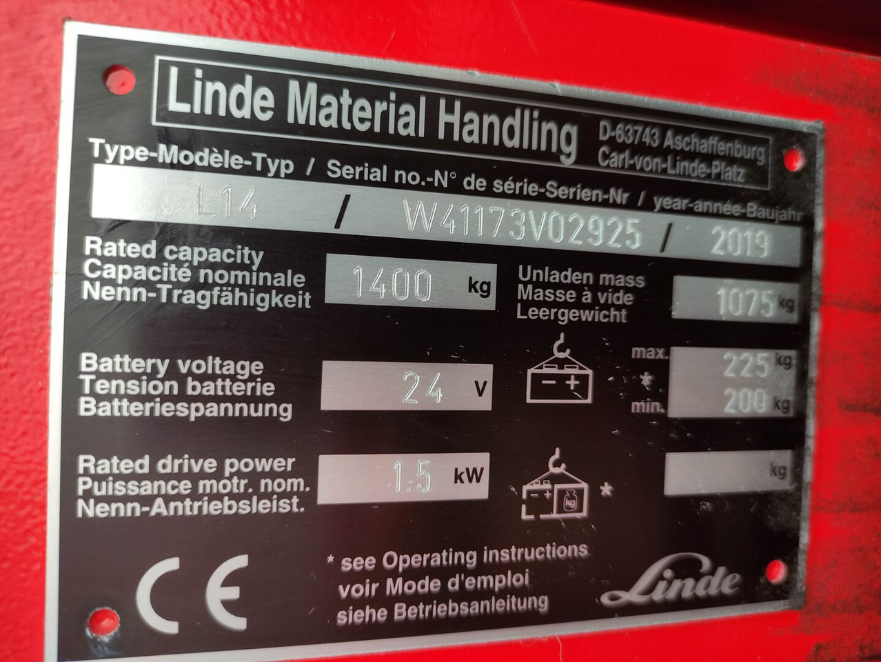 Linde L14i-1173 - Μηχάνημα στοίβαξης: φωτογραφία 5 Linde L14i-1173 - Μηχάνημα στοίβαξης: φωτογραφία 5