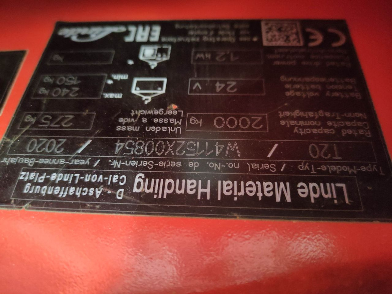 Linde T20-1152 (KDD, UVV und Lack NEU) - Παλετοφόρο: φωτογραφία 5 Linde T20-1152 (KDD, UVV und Lack NEU) - Παλετοφόρο: φωτογραφία 5