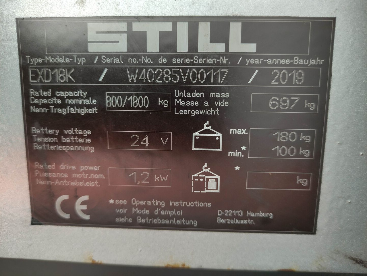 Still EXD 18K - Μηχάνημα στοίβαξης: φωτογραφία 5 Still EXD 18K - Μηχάνημα στοίβαξης: φωτογραφία 5