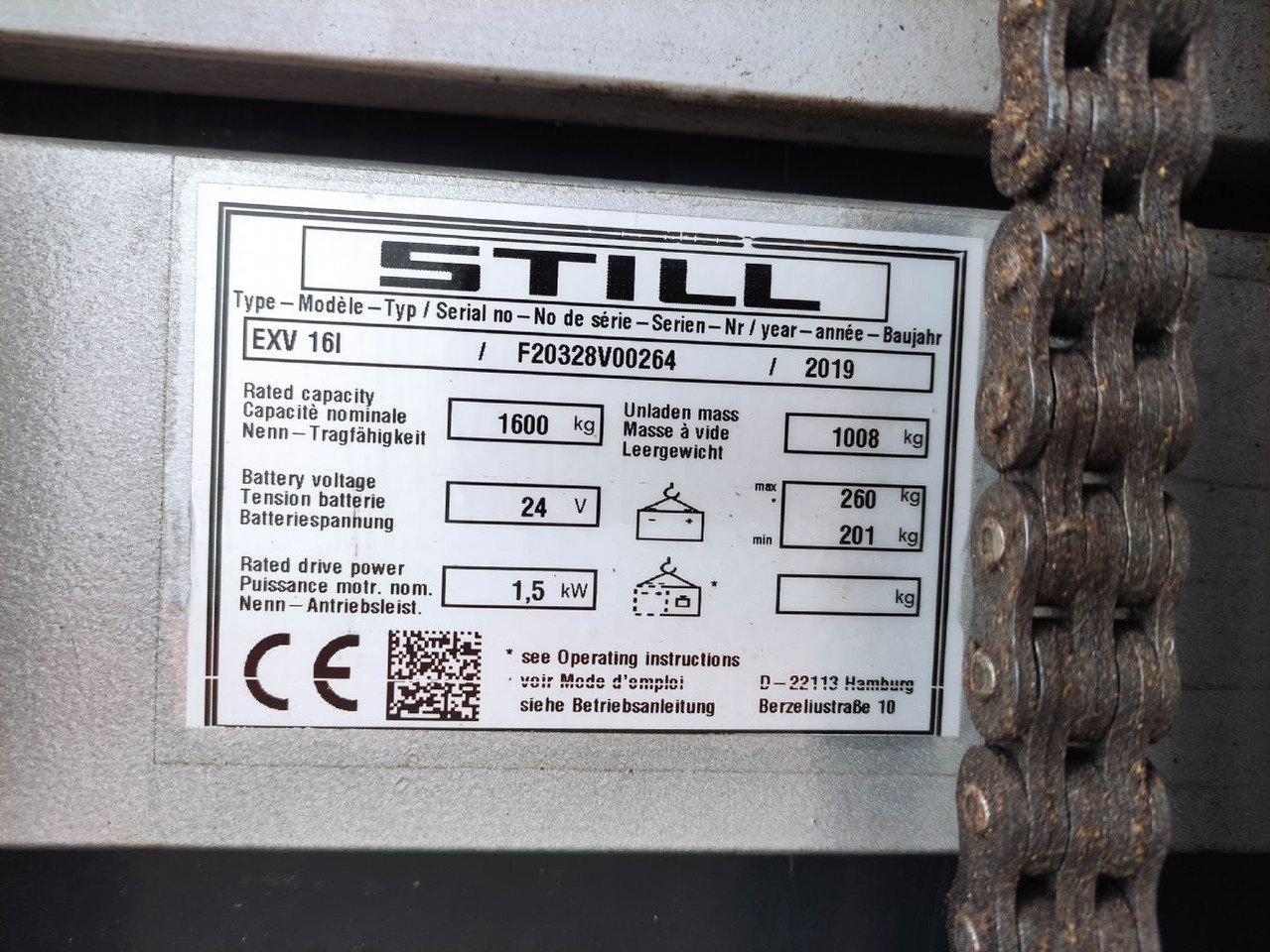 Still EXV 16 i - Μηχάνημα στοίβαξης: φωτογραφία 5 Still EXV 16 i - Μηχάνημα στοίβαξης: φωτογραφία 5