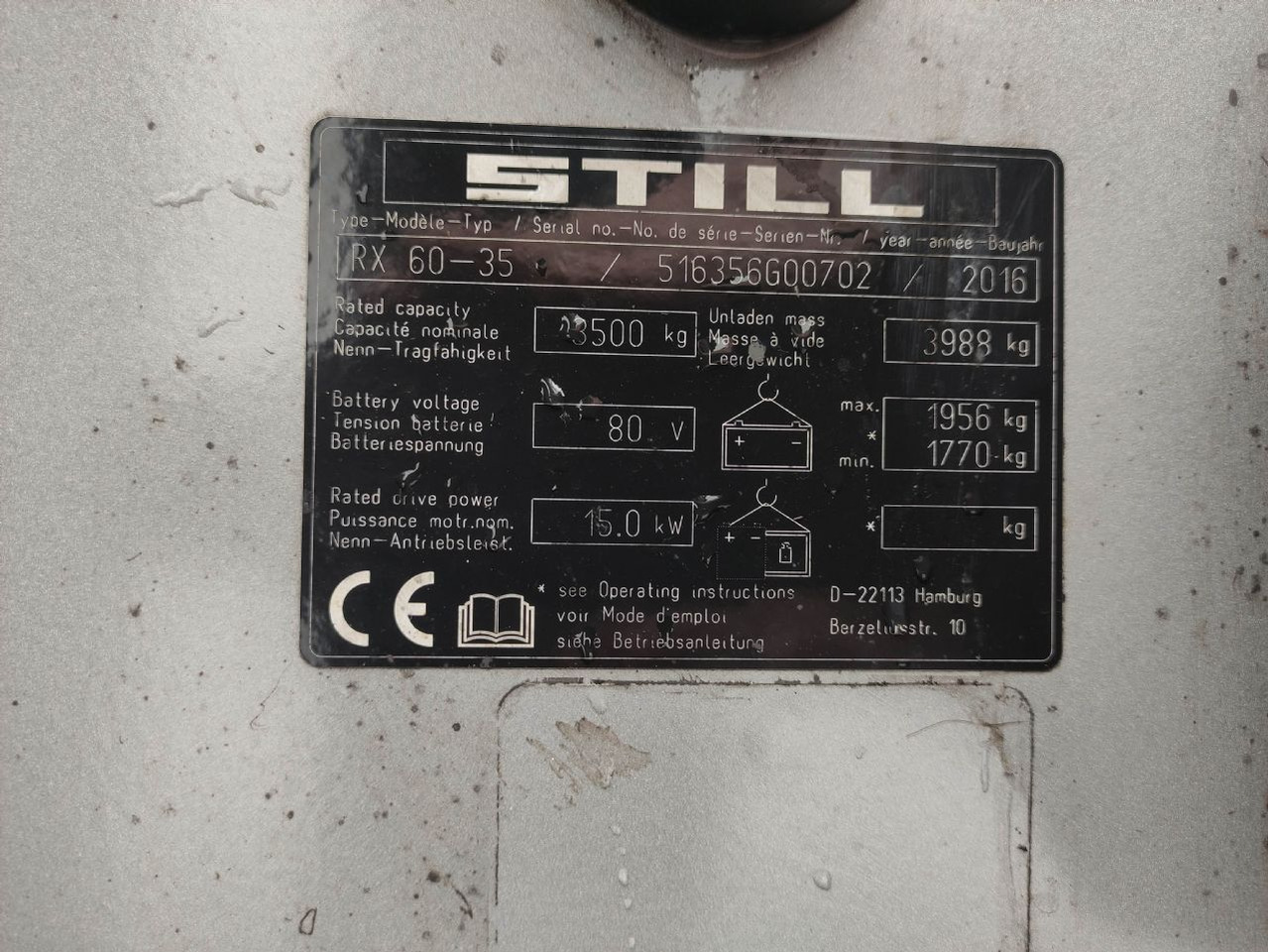 Ηλεκτροκίνητο περονοφόρο Still RX 60-35: φωτογραφία 7 Ηλεκτροκίνητο περονοφόρο Still RX 60-35: φωτογραφία 7