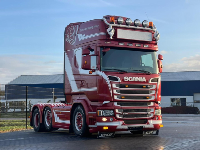 Scania R520 6X2/4, VOLLUCHT, SHOWTRUCK, LEER, RETARDER. - Τράκτορας: φωτογραφία 1 Scania R520 6X2/4, VOLLUCHT, SHOWTRUCK, LEER, RETARDER. - Τράκτορας: φωτογραφία 1