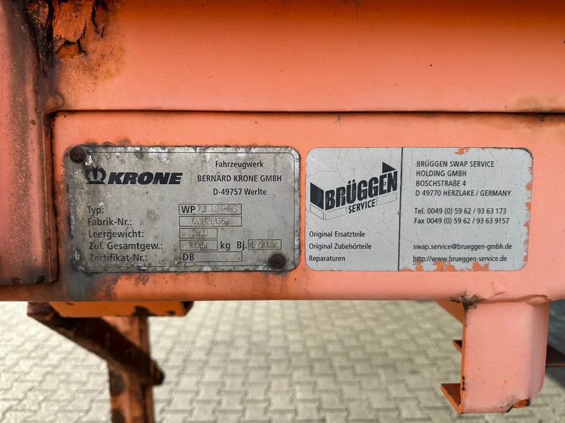 Krone BDF Schuifzeil/Dak Wissellaadbak - Εμπορευματοκιβώτιο: φωτογραφία 5 Krone BDF Schuifzeil/Dak Wissellaadbak - Εμπορευματοκιβώτιο: φωτογραφία 5