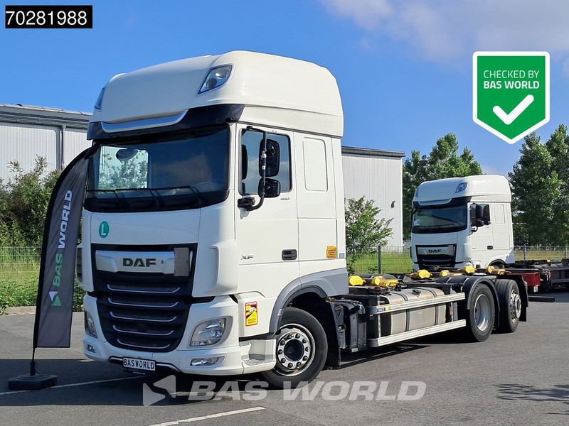 DAF XF 480 6X2 SSC Retarder 2x Tanks Lift+Lenkachse ACC LED - Φορτηγό μεταφοράς εμπορευματοκιβωτίων/ Κινητό αμάξωμα: φωτογραφία 1 DAF XF 480 6X2 SSC Retarder 2x Tanks Lift+Lenkachse ACC LED - Φορτηγό μεταφοράς εμπορευματοκιβωτίων/ Κινητό αμάξωμα: φωτογραφία 1