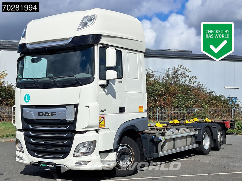 DAF XF 480 6X2 SSC Retarder 2xTanks Lift/Steering ACC Euro 6 - Φορτηγό μεταφοράς εμπορευματοκιβωτίων/ Κινητό αμάξωμα: φωτογραφία 1 DAF XF 480 6X2 SSC Retarder 2xTanks Lift/Steering ACC Euro 6 - Φορτηγό μεταφοράς εμπορευματοκιβωτίων/ Κινητό αμάξωμα: φωτογραφία 1