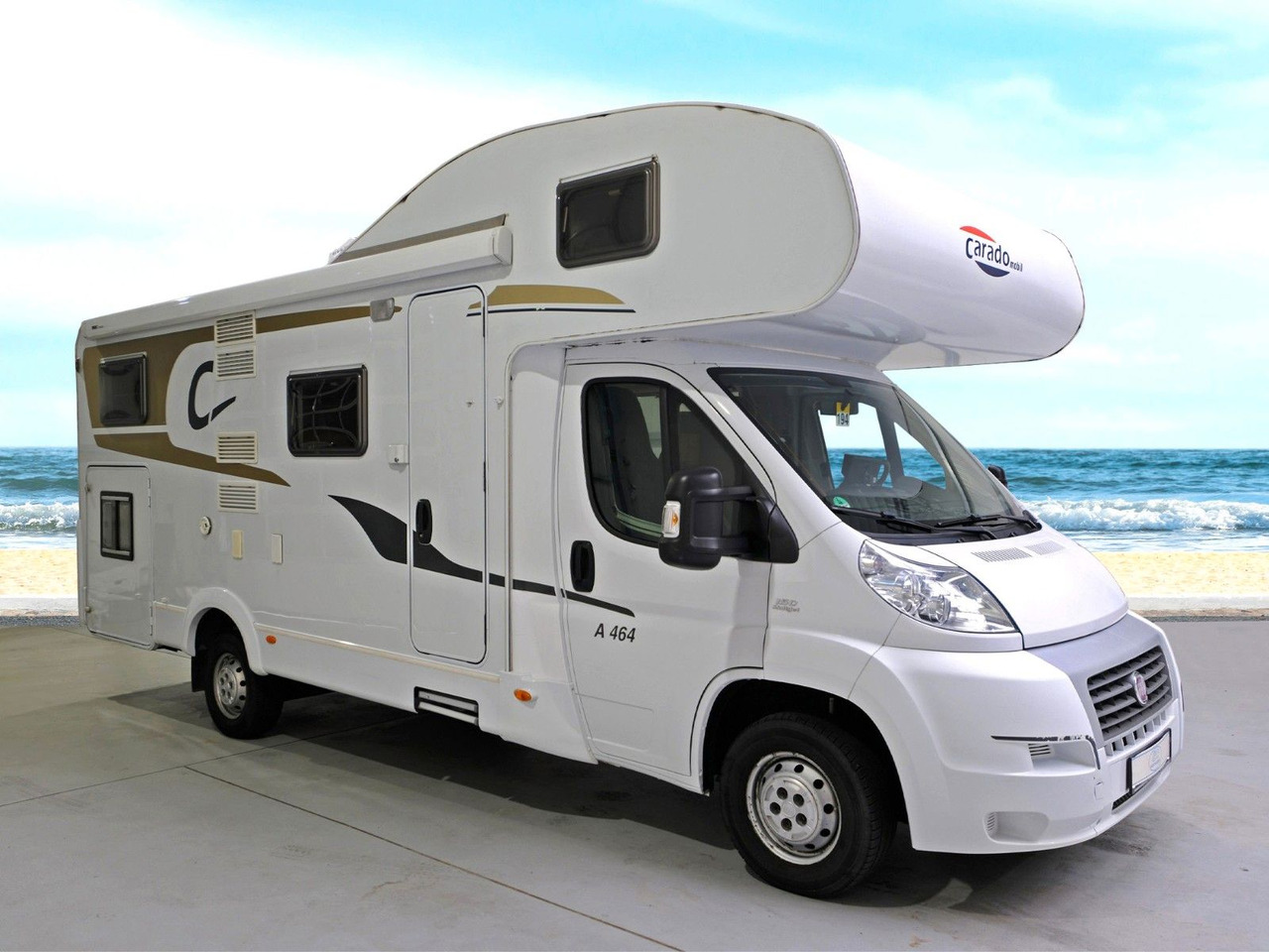 Carado A 464/Festbett/Garage/2xKlima/Markise - Αυτοκινούμενο με σοφίτα: φωτογραφία 1 Carado A 464/Festbett/Garage/2xKlima/Markise - Αυτοκινούμενο με σοφίτα: φωτογραφία 1