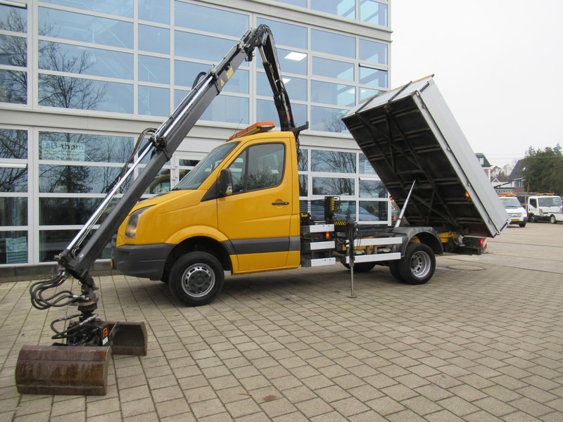 Volkswagen Crafter 50 2.5TDI 80KW HIAB 033 B-2 + Kipper Tipper - Φορτηγό ανατρεπόμενο, Φορτηγό με γερανό: φωτογραφία 3 Volkswagen Crafter 50 2.5TDI 80KW HIAB 033 B-2 + Kipper Tipper - Φορτηγό ανατρεπόμενο, Φορτηγό με γερανό: φωτογραφία 3