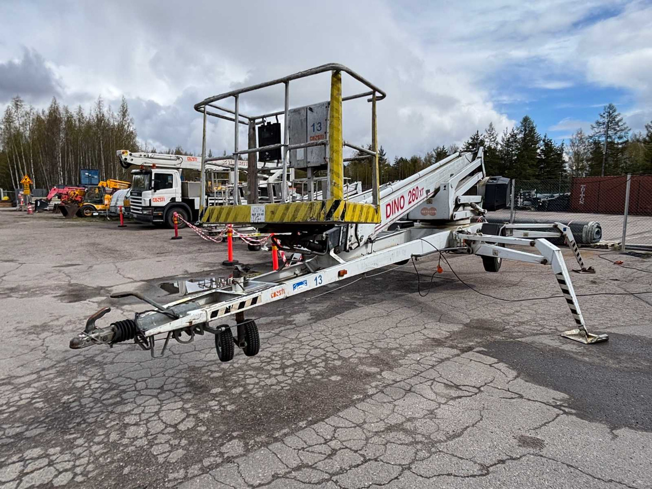 Trailer boom lift Dino 260XT - Καλαθοφόρο σε τρέιλερ: φωτογραφία 3 Trailer boom lift Dino 260XT - Καλαθοφόρο σε τρέιλερ: φωτογραφία 3