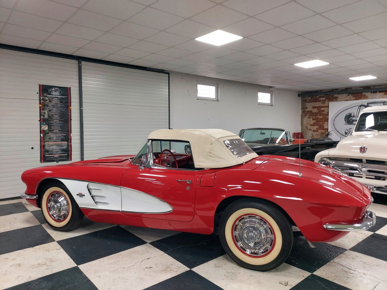 Κάμπριο Corvette C1 Corvette H -Zulassung: φωτογραφία 10 Κάμπριο Corvette C1 Corvette H -Zulassung: φωτογραφία 10