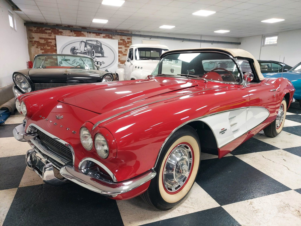 Κάμπριο Corvette C1 Corvette H -Zulassung: φωτογραφία 5 Κάμπριο Corvette C1 Corvette H -Zulassung: φωτογραφία 5