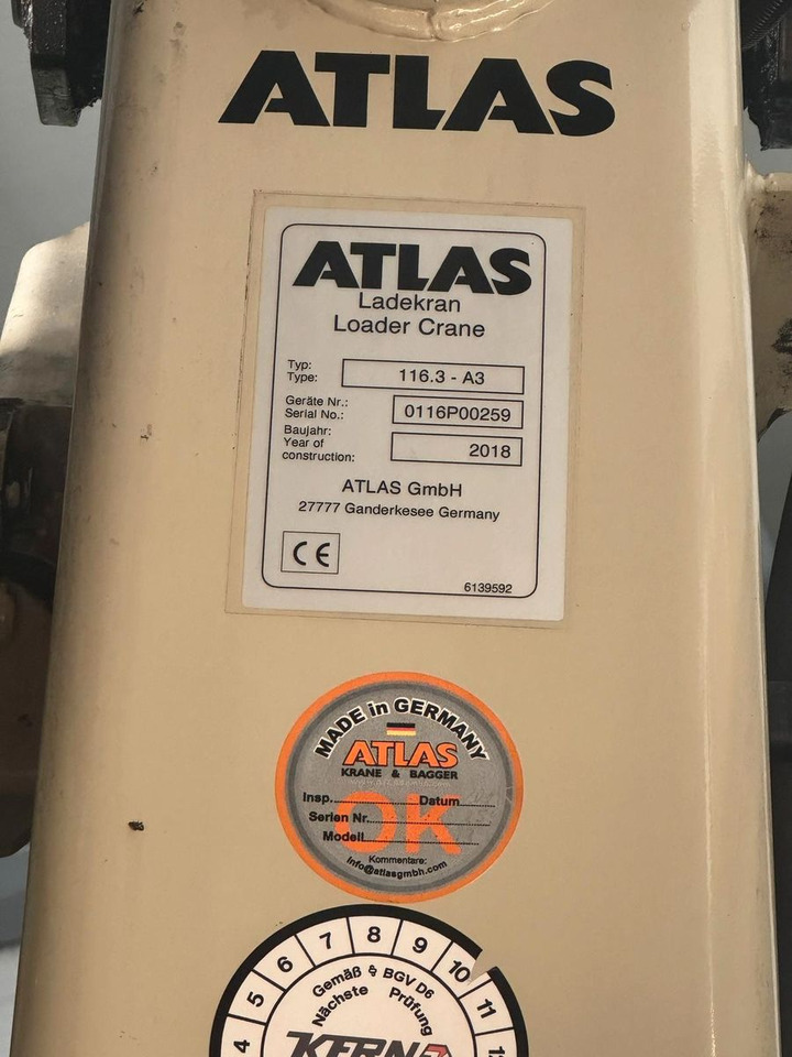 Mercedes-Benz Atego / 1324 MEILLER 4X4 KRAN ATLAS 116.3 Kipper - Φορτηγό ανατρεπόμενο, Φορτηγό με γερανό: φωτογραφία 3 Mercedes-Benz Atego / 1324 MEILLER 4X4 KRAN ATLAS 116.3 Kipper - Φορτηγό ανατρεπόμενο, Φορτηγό με γερανό: φωτογραφία 3