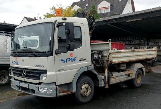 Mercedes-Benz Atego 2 4-Zyl. 4x2 918 4x2 MEILER HIAB066 FERNB - Φορτηγό ανατρεπόμενο, Φορτηγό με γερανό: φωτογραφία 1 Mercedes-Benz Atego 2 4-Zyl. 4x2 918 4x2 MEILER HIAB066 FERNB - Φορτηγό ανατρεπόμενο, Φορτηγό με γερανό: φωτογραφία 1