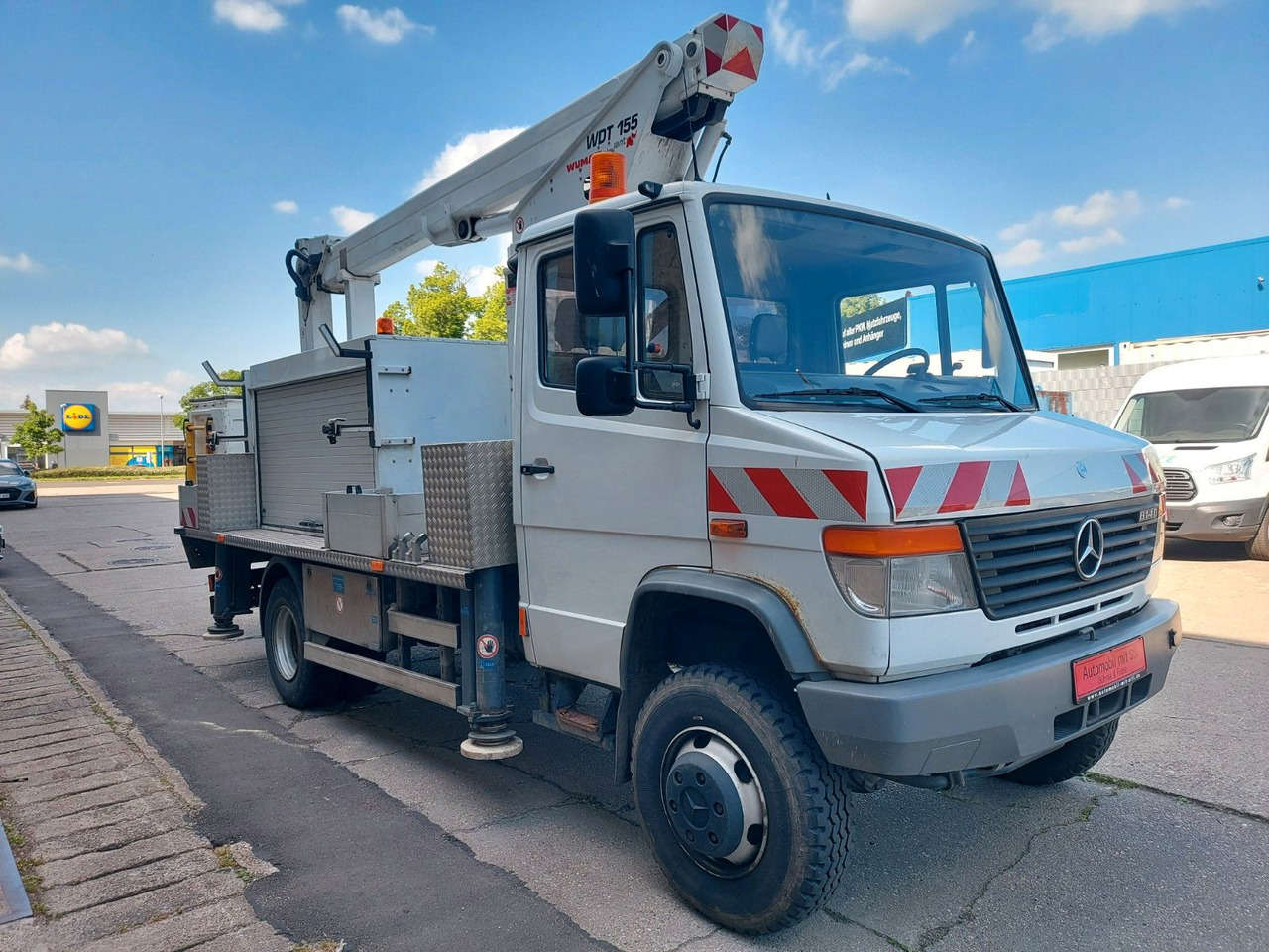 Mercedes-Benz VARIO 814D HUB Steiger WUMAG WDT 155 4X4 ALLRAD - Φορτηγό με εναέρια πλατφόρμα: φωτογραφία 2 Mercedes-Benz VARIO 814D HUB Steiger WUMAG WDT 155 4X4 ALLRAD - Φορτηγό με εναέρια πλατφόρμα: φωτογραφία 2