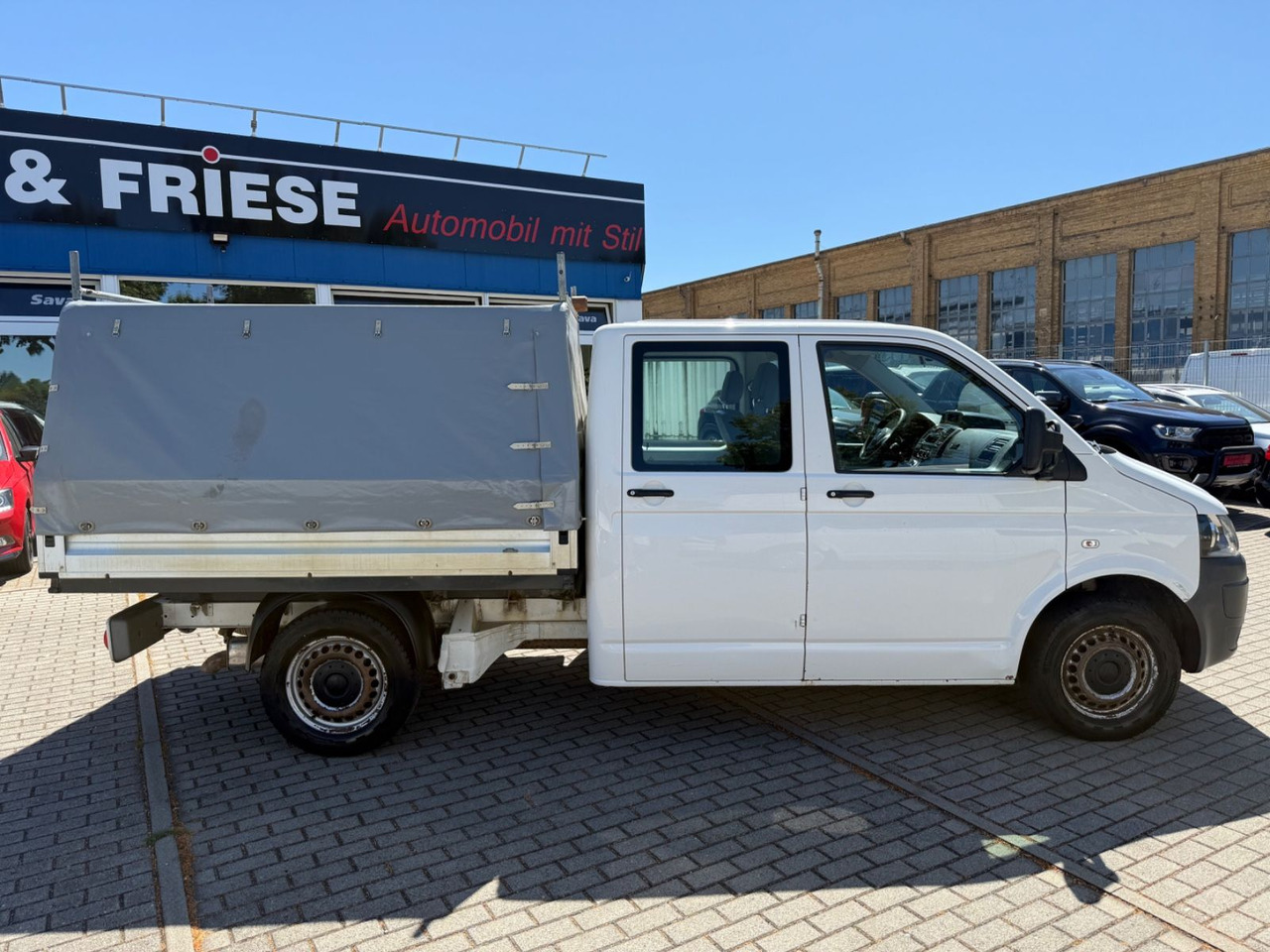 Volkswagen T5 Transporter Pritsche DoKA 4Motion 4x4 Klima - Επαγγελματικό αυτοκίνητο με μουσαμά, Διπλοκάμπινο ελαφρύ επαγγελματικό: φωτογραφία 2 Volkswagen T5 Transporter Pritsche DoKA 4Motion 4x4 Klima - Επαγγελματικό αυτοκίνητο με μουσαμά, Διπλοκάμπινο ελαφρύ επαγγελματικό: φωτογραφία 2