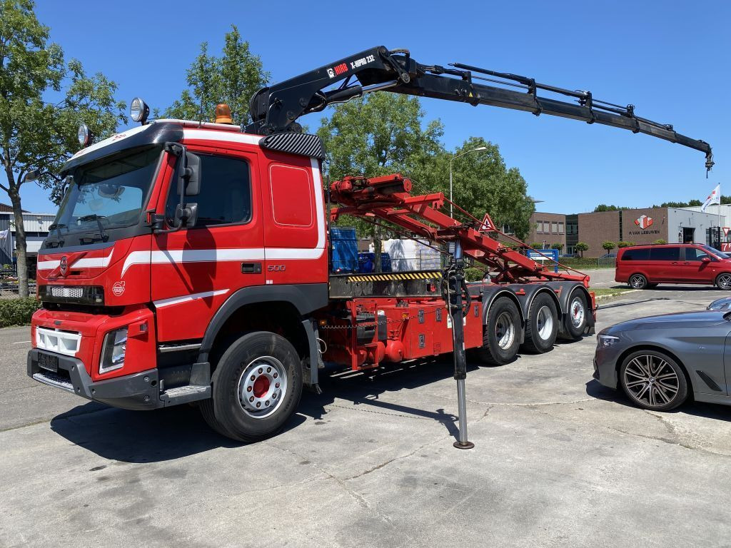 Volvo FMX 500 8X4 + HIAB 232 E-5 + CABLELIFT 28 TON + - Φορτηγό με σύστημα καλωδίων, Φορτηγό με γερανό: φωτογραφία 1 Volvo FMX 500 8X4 + HIAB 232 E-5 + CABLELIFT 28 TON + - Φορτηγό με σύστημα καλωδίων, Φορτηγό με γερανό: φωτογραφία 1