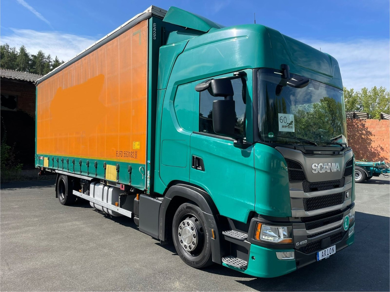 Scania G450 Wechselfahrgestell/WECON/StandAC/EU6d - Φορτηγό μεταφοράς εμπορευματοκιβωτίων/ Κινητό αμάξωμα: φωτογραφία 1 Scania G450 Wechselfahrgestell/WECON/StandAC/EU6d - Φορτηγό μεταφοράς εμπορευματοκιβωτίων/ Κινητό αμάξωμα: φωτογραφία 1