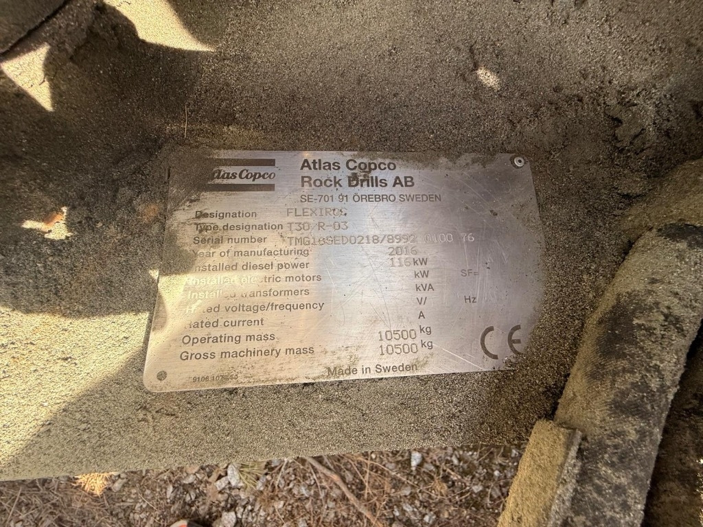 Atlas Copco FLEXIROC T30 R-03 - Γεωτρύπανο: φωτογραφία 2 Atlas Copco FLEXIROC T30 R-03 - Γεωτρύπανο: φωτογραφία 2