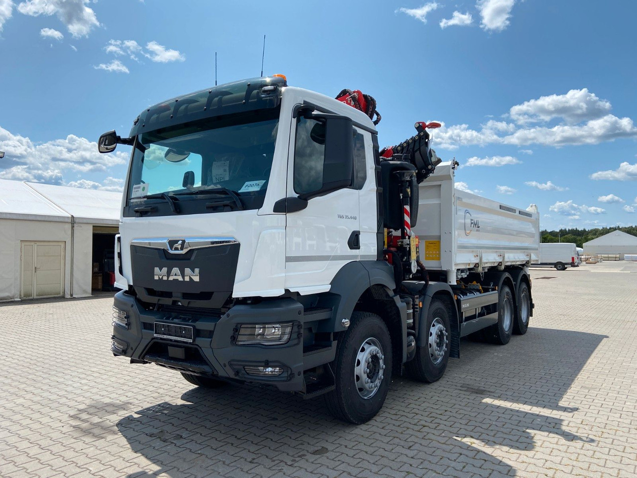 MAN TGS 35.440 DREISEITENKIPPER MIT FASSI F275.026 - Φορτηγό ανατρεπόμενο, Φορτηγό με γερανό: φωτογραφία 3 MAN TGS 35.440 DREISEITENKIPPER MIT FASSI F275.026 - Φορτηγό ανατρεπόμενο, Φορτηγό με γερανό: φωτογραφία 3