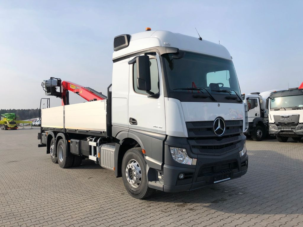 Mercedes-Benz ACTROS F 2646 PALFINGER PK 20.501 L - Φορτηγό με ανοιχτή καρότσα, Φορτηγό με γερανό: φωτογραφία 1 Mercedes-Benz ACTROS F 2646 PALFINGER PK 20.501 L - Φορτηγό με ανοιχτή καρότσα, Φορτηγό με γερανό: φωτογραφία 1