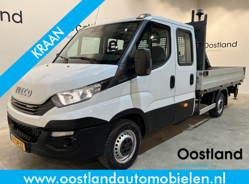 Iveco Daily 35S18D 3.0 375 Automaat Open Laadbak / Hiab Kraan / Euro 6 / Trekhaak 3500 KG / Airco / Camera / Navigatie / 3-Zits / 67.000 KM !! - Μικρό φορτηγό με καρότσα: φωτογραφία 1 Iveco Daily 35S18D 3.0 375 Automaat Open Laadbak / Hiab Kraan / Euro 6 / Trekhaak 3500 KG / Airco / Camera / Navigatie / 3-Zits / 67.000 KM !! - Μικρό φορτηγό με καρότσα: φωτογραφία 1