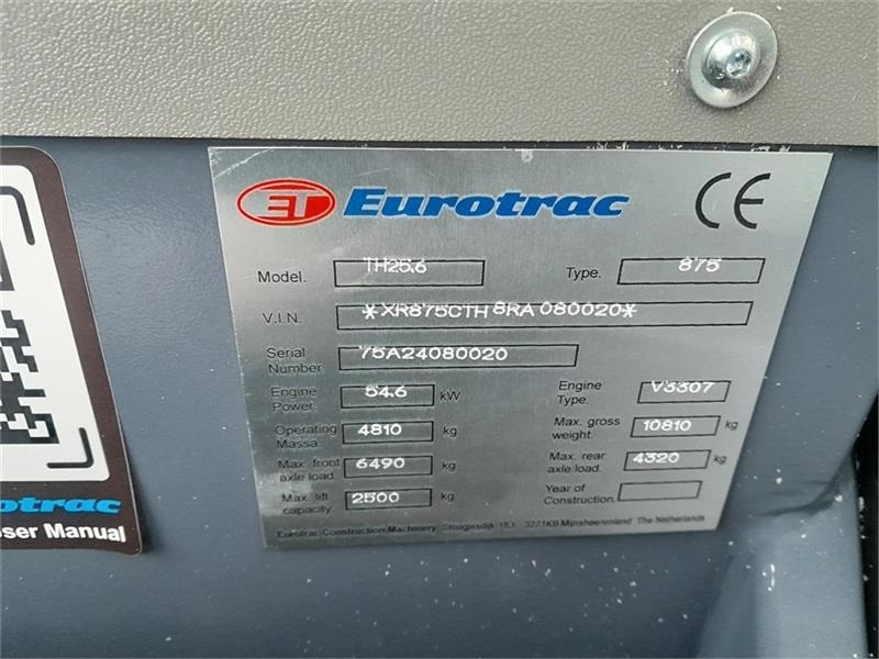 Μίσθωση - - - EUROTRAC TH25.6 - - - EUROTRAC TH25.6: φωτογραφία 15 Μίσθωση - - - EUROTRAC TH25.6 - - - EUROTRAC TH25.6: φωτογραφία 15