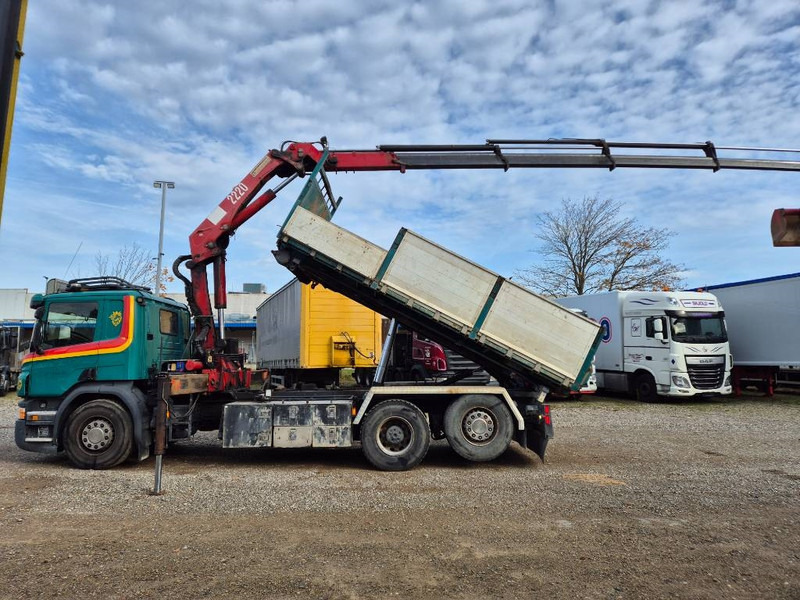 Scania P450 6x2/4 // HMF 2223 K4 // 3-way tip - Φορτηγό με γερανό: φωτογραφία 5 Scania P450 6x2/4 // HMF 2223 K4 // 3-way tip - Φορτηγό με γερανό: φωτογραφία 5