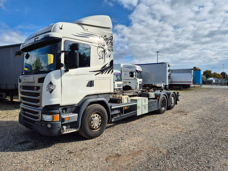 Φορτηγό φόρτωσης γάντζου Scania R 410 6x2/4 // Hook // Kroghejs: φωτογραφία 6