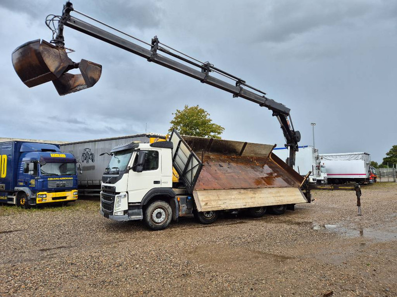Volvo FM 460 8x4/4 //HIAB 211 EP-4 // 3 sidetip - Φορτηγό με γερανό: φωτογραφία 1 Volvo FM 460 8x4/4 //HIAB 211 EP-4 // 3 sidetip - Φορτηγό με γερανό: φωτογραφία 1
