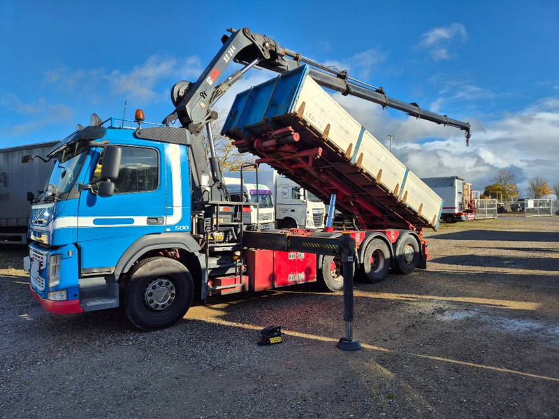 Volvo FM 500 8x4/4 // HIAB 244 EP-5 HIPRO // 3 way tip - Φορτηγό με γερανό: φωτογραφία 1 Volvo FM 500 8x4/4 // HIAB 244 EP-5 HIPRO // 3 way tip - Φορτηγό με γερανό: φωτογραφία 1