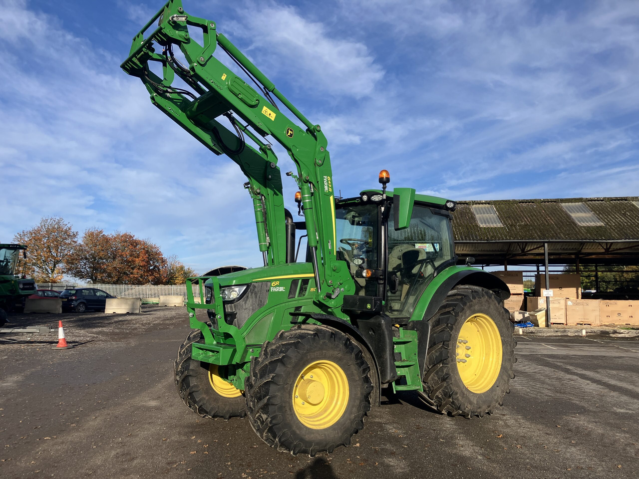 John Deere 6R 150 + 643R Loader - Τρακτέρ: φωτογραφία 1 John Deere 6R 150 + 643R Loader - Τρακτέρ: φωτογραφία 1