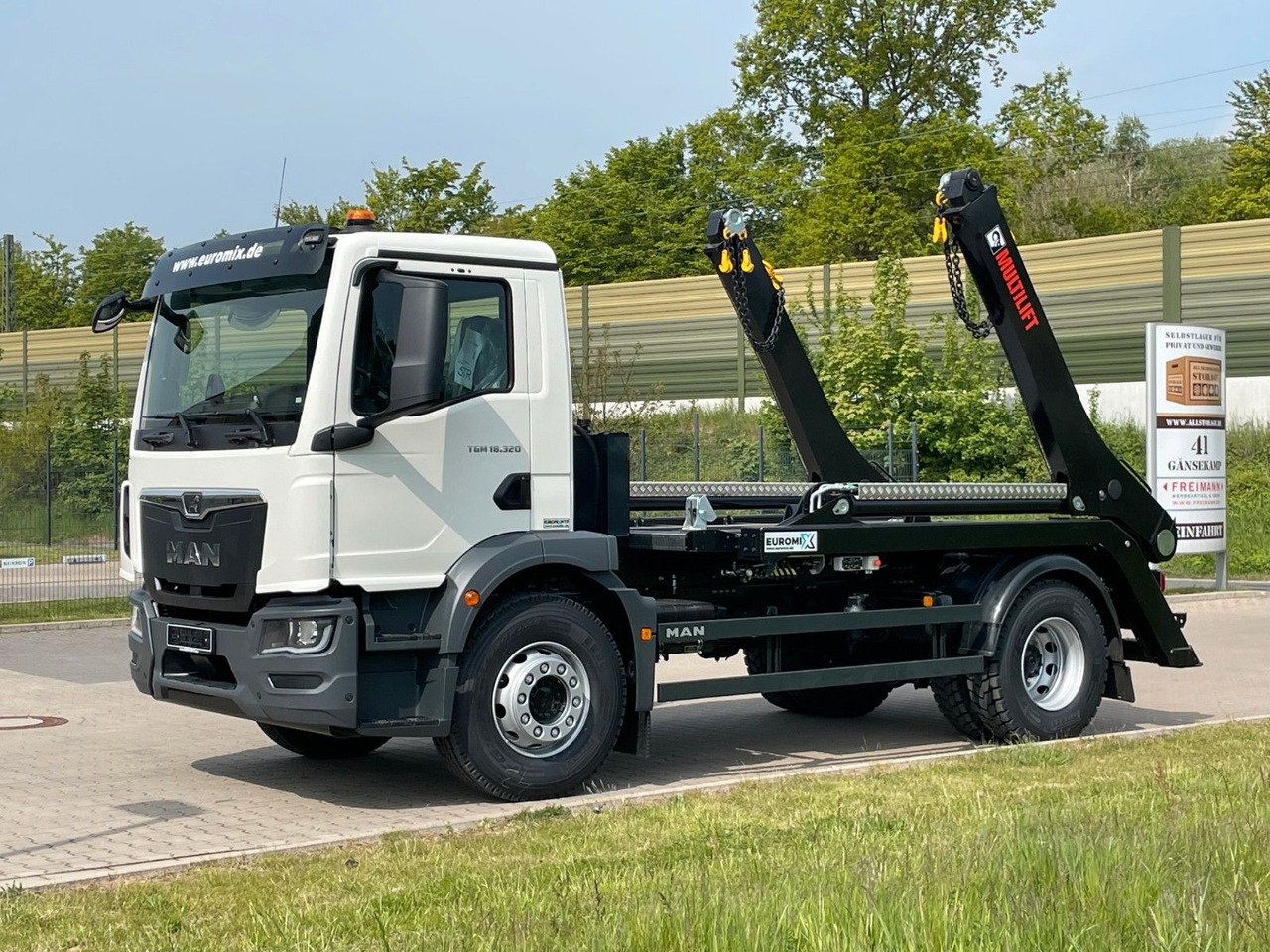 MAN TGM 18.320 4x2 Euro 6e Hiab Multilift Futura 12 - Φορτηγό ανατρεπόμενο, Φορτηγό με γερανό: φωτογραφία 2 MAN TGM 18.320 4x2 Euro 6e Hiab Multilift Futura 12 - Φορτηγό ανατρεπόμενο, Φορτηγό με γερανό: φωτογραφία 2