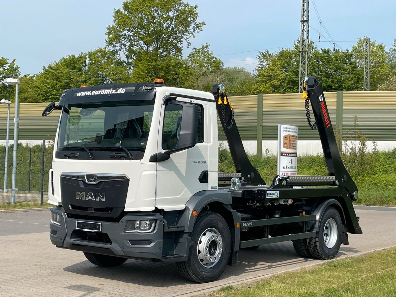 MAN TGM 18.320 4x2 Euro 6e Hiab Multilift Futura 12 - Φορτηγό ανατρεπόμενο, Φορτηγό με γερανό: φωτογραφία 1 MAN TGM 18.320 4x2 Euro 6e Hiab Multilift Futura 12 - Φορτηγό ανατρεπόμενο, Φορτηγό με γερανό: φωτογραφία 1