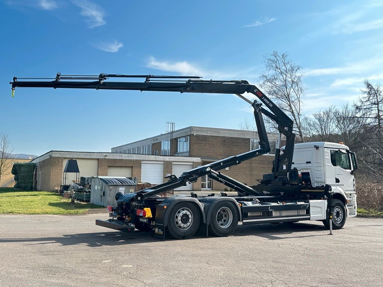 MAN TGS 26.470 6x2 Abrollkipper + Kran Hiab 228-4 - Φορτηγό φόρτωσης γάντζου, Φορτηγό με γερανό: φωτογραφία 5 MAN TGS 26.470 6x2 Abrollkipper + Kran Hiab 228-4 - Φορτηγό φόρτωσης γάντζου, Φορτηγό με γερανό: φωτογραφία 5