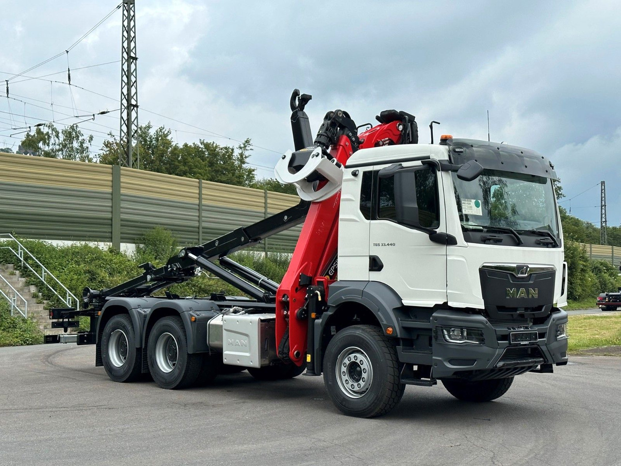 MAN TGS 33.440 6x4 Epsilon 170Z MultiLift 20s56 - Φορτηγό φόρτωσης γάντζου, Φορτηγό με γερανό: φωτογραφία 1 MAN TGS 33.440 6x4 Epsilon 170Z MultiLift 20s56 - Φορτηγό φόρτωσης γάντζου, Φορτηγό με γερανό: φωτογραφία 1