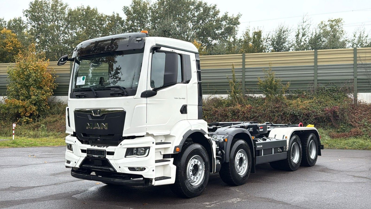 MAN TGS 35.480 8x4 Euro6e Hiab MultLift Abrollkipper - Φορτηγό φόρτωσης γάντζου, Φορτηγό με γερανό: φωτογραφία 1 MAN TGS 35.480 8x4 Euro6e Hiab MultLift Abrollkipper - Φορτηγό φόρτωσης γάντζου, Φορτηγό με γερανό: φωτογραφία 1