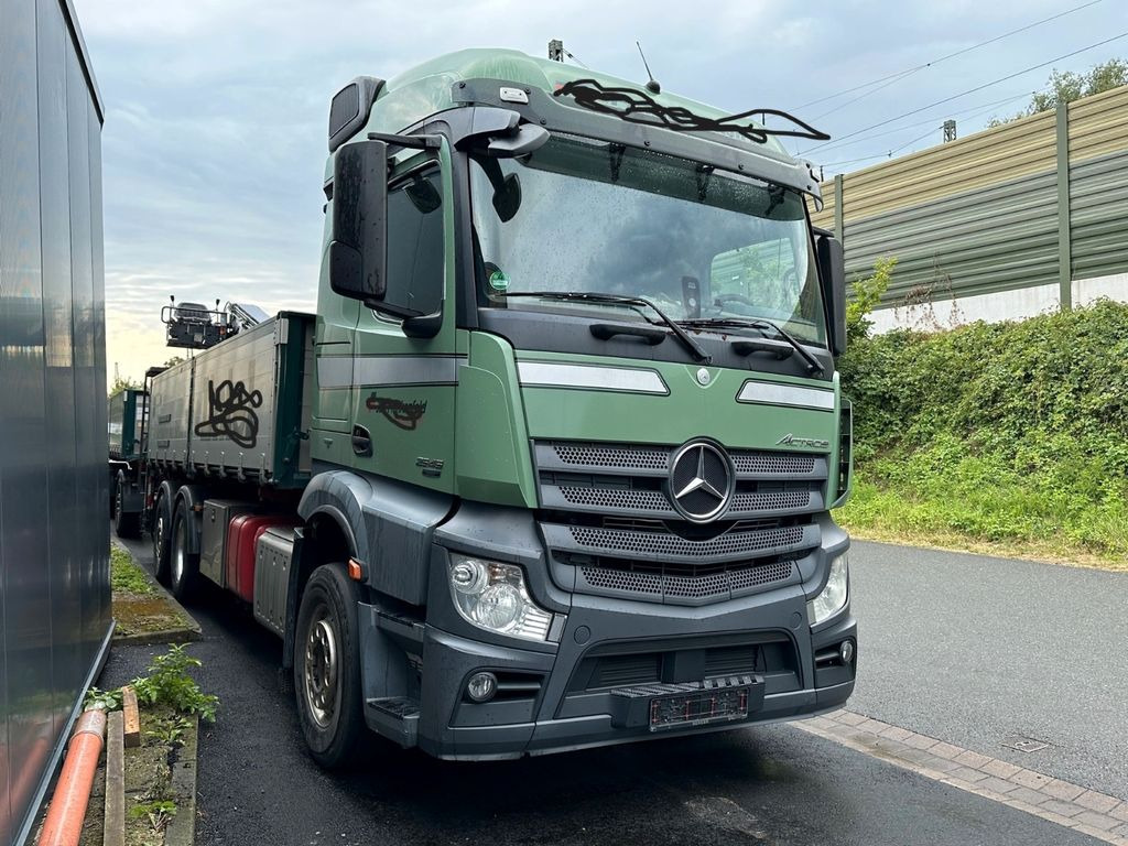 Φορτηγό ανατρεπόμενο, Φορτηγό με γερανό Mercedes-Benz 2545 6x2 Euro6 2-Seiten-Kipper ATLAS 145 KRAN: φωτογραφία 12