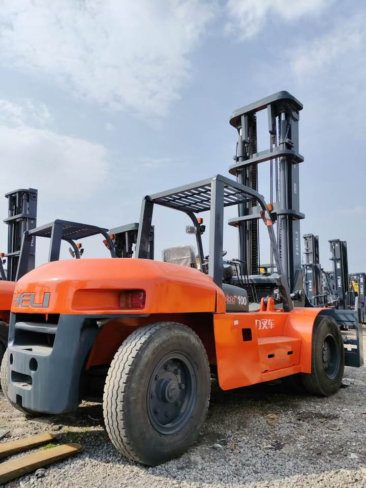 6-Meter Lift Height Mast Forklift Used Heli 10-Ton Forklift Truck Cpcd100 - Περονοφόρο όχημα: φωτογραφία 4 6-Meter Lift Height Mast Forklift Used Heli 10-Ton Forklift Truck Cpcd100 - Περονοφόρο όχημα: φωτογραφία 4