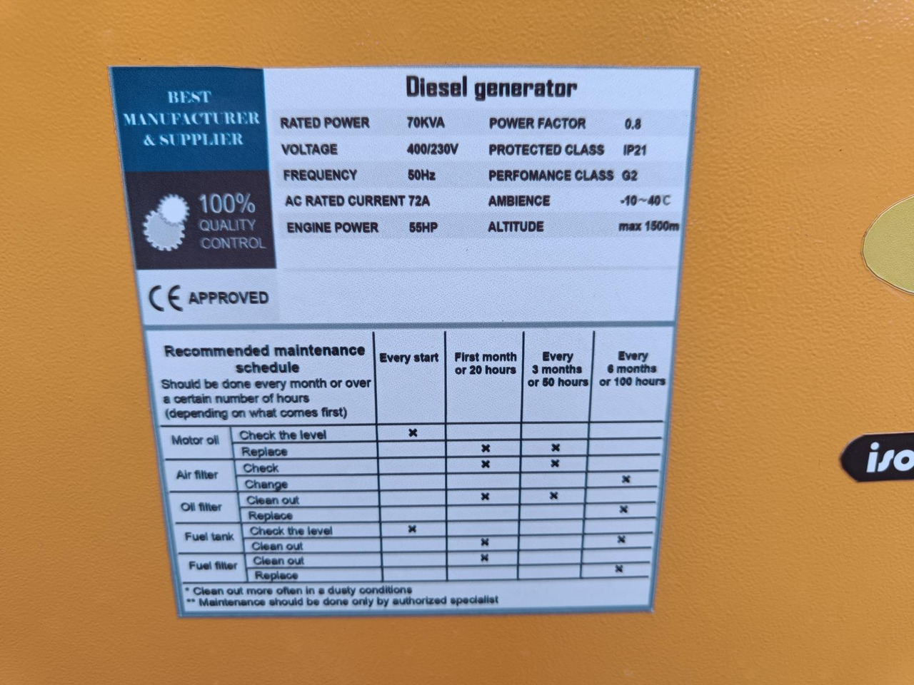 Stahltech 70kVA Diesel Generator Nieuw - Βιομηχανική γεννήτρια: φωτογραφία 3 Stahltech 70kVA Diesel Generator Nieuw - Βιομηχανική γεννήτρια: φωτογραφία 3