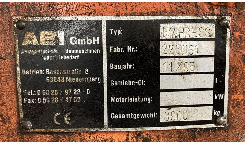 Abi RE 12/14300 Pile Driver & Drill Rig - Πασσαλοπήκτης: φωτογραφία 5 Abi RE 12/14300 Pile Driver & Drill Rig - Πασσαλοπήκτης: φωτογραφία 5