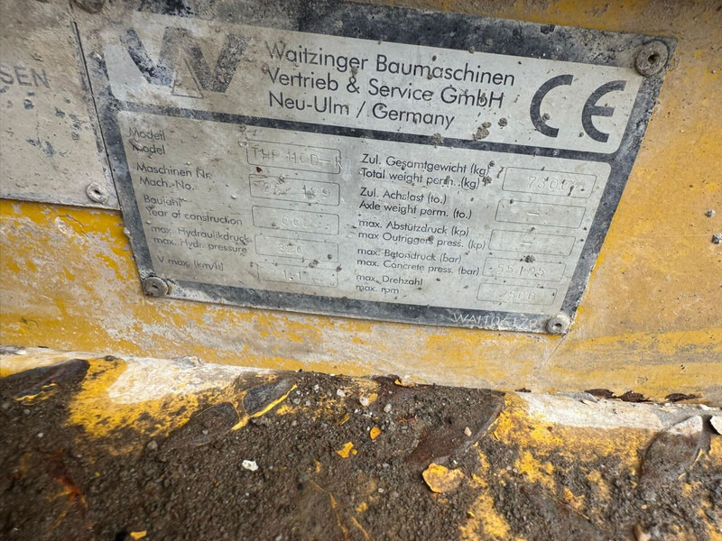 Liebherr Waitzinger Crawler Concrete Pump - Σταθερή αντλία σκυροδέματος: φωτογραφία 5 Liebherr Waitzinger Crawler Concrete Pump - Σταθερή αντλία σκυροδέματος: φωτογραφία 5
