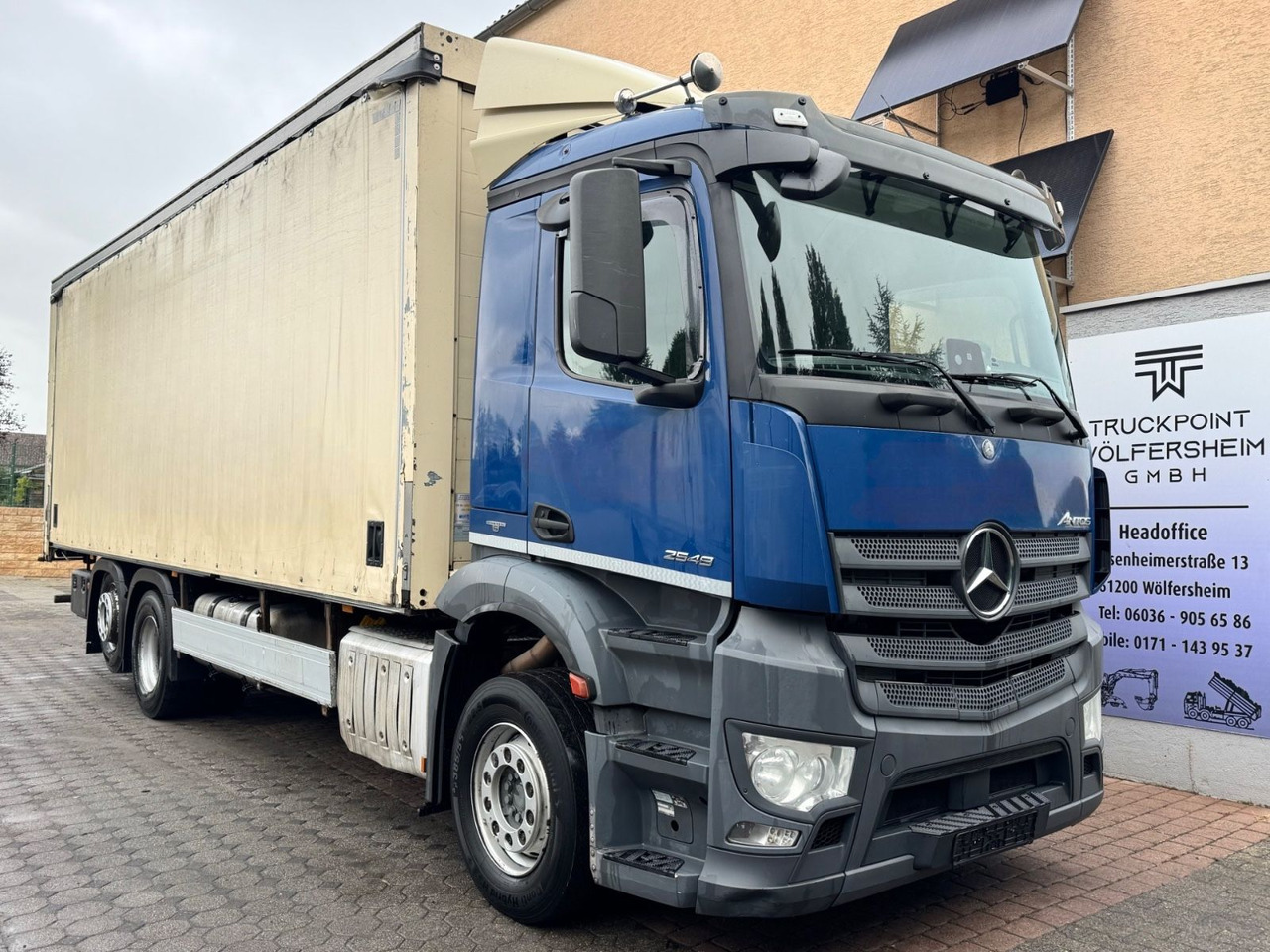 Mercedes-Benz 2548/Lenk-Lift/Retarder/Top-Zustand - Φορτηγό μουσαμάς: φωτογραφία 1 Mercedes-Benz 2548/Lenk-Lift/Retarder/Top-Zustand - Φορτηγό μουσαμάς: φωτογραφία 1