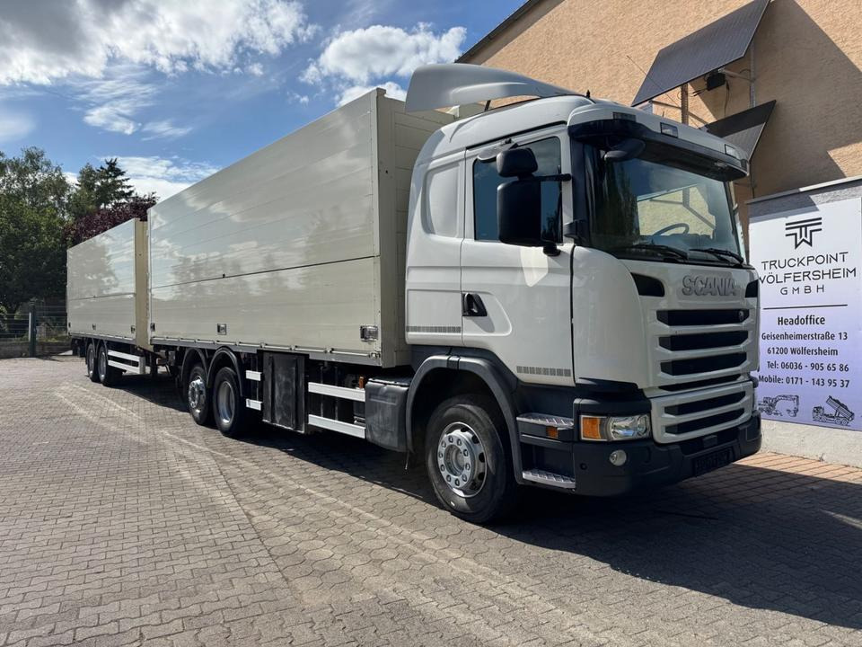 Scania G410/Lenk-Lift/2xLBW/inkl. Anhänger/Tüv-neu - Φορτηγό κόφα: φωτογραφία 1 Scania G410/Lenk-Lift/2xLBW/inkl. Anhänger/Tüv-neu - Φορτηγό κόφα: φωτογραφία 1