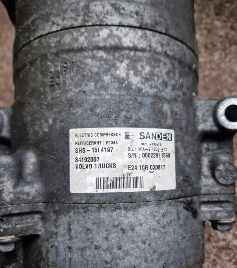 Sanden SPRĘŻARKA KOMPRESOR KLIMATYZACJI POSTOJOWEJ VOLVO FH 4 FM 4 84192003 - Κομπρεσέρ A/C για Φορτηγό: φωτογραφία 3 Sanden SPRĘŻARKA KOMPRESOR KLIMATYZACJI POSTOJOWEJ VOLVO FH 4 FM 4 84192003 - Κομπρεσέρ A/C για Φορτηγό: φωτογραφία 3
