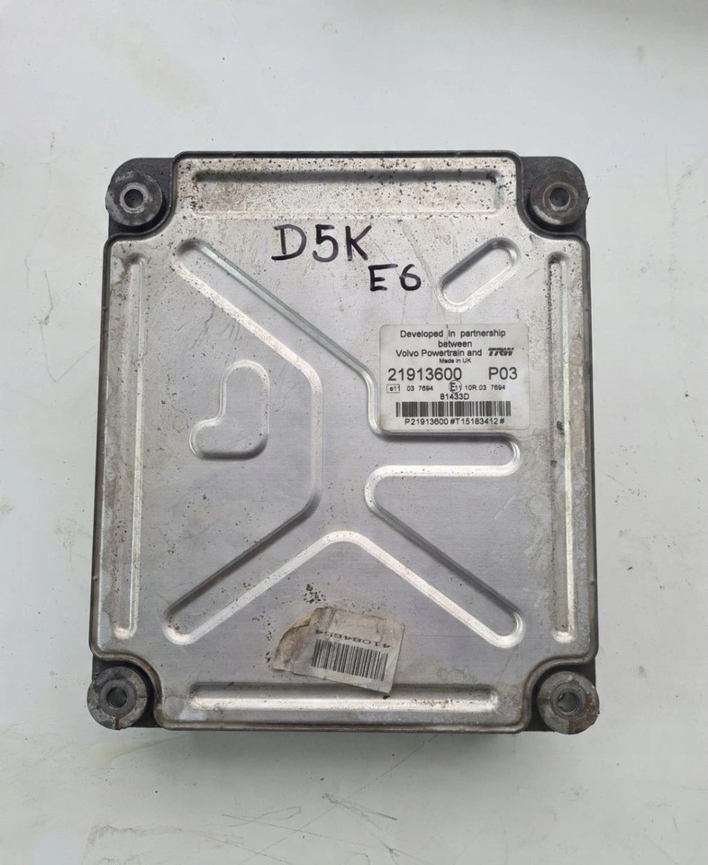 VOLVO KASETA KOMPUTER SILNIKA RENAULT GAMA D VOLVO FL EURO 6 21913600 P02 / P03 - Ηλεκτρονική μονάδα ελέγχου για Φορτηγό: φωτογραφία 4 VOLVO KASETA KOMPUTER SILNIKA RENAULT GAMA D VOLVO FL EURO 6 21913600 P02 / P03 - Ηλεκτρονική μονάδα ελέγχου για Φορτηγό: φωτογραφία 4