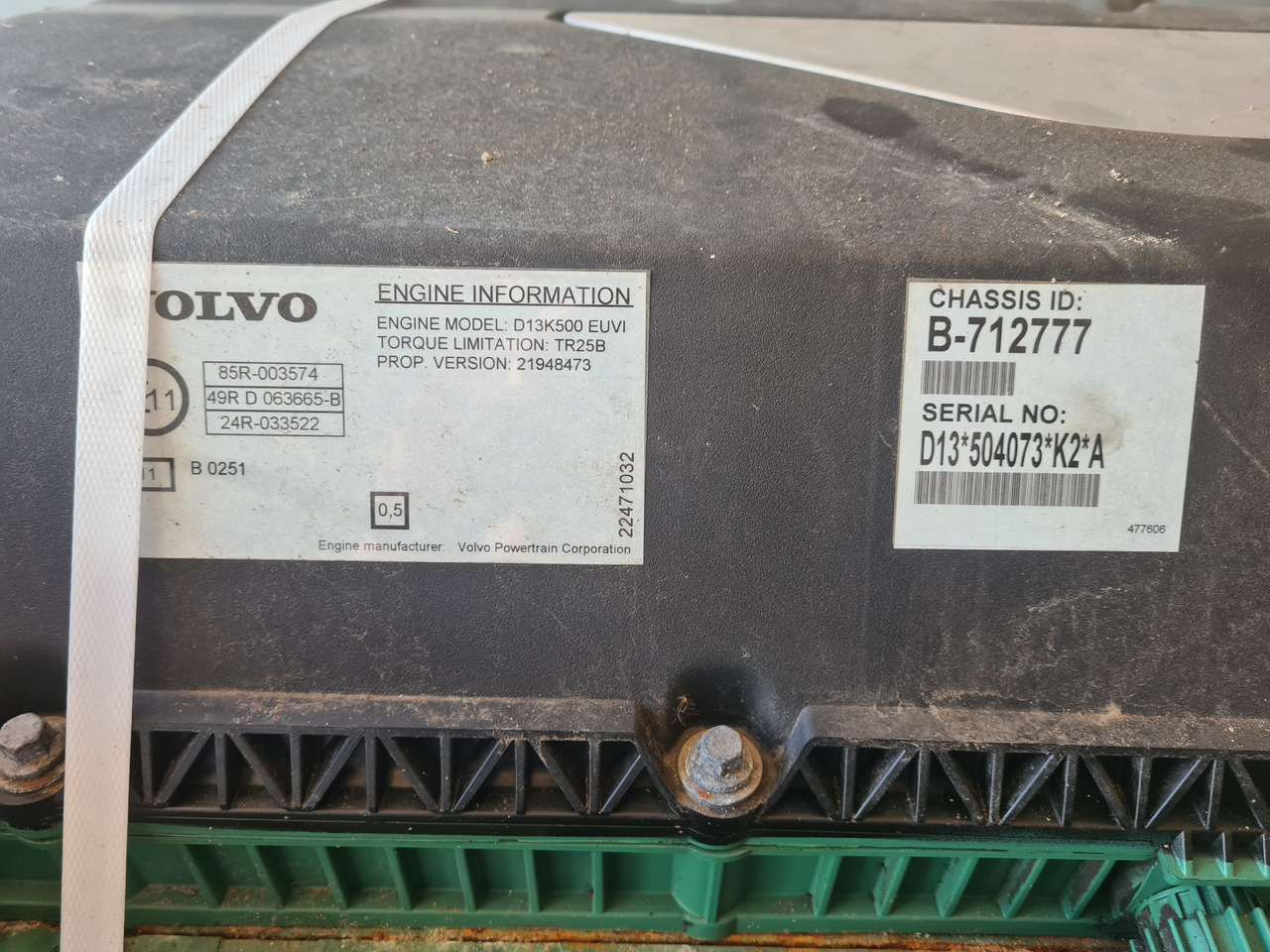 Κινητήρας για Φορτηγό Volvo D13K 500 VOLVO   Volvo FH 4: φωτογραφία 6