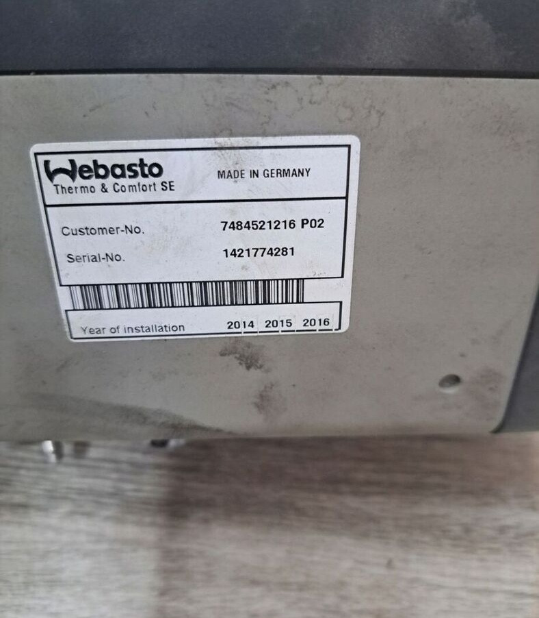 Webasto Renault GAMA RANGE T - Θέρμανση/ Εξαερισμός για Φορτηγό: φωτογραφία 2 Webasto Renault GAMA RANGE T - Θέρμανση/ Εξαερισμός για Φορτηγό: φωτογραφία 2